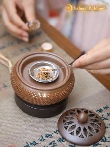 电香炉 陶瓷熏香炉 定时可调温 檀香炉 Electric Incense Stick Holder Timing Tempering Electronic Sandalwood Incense Burner Ceramic Insence Sticks Essential oil Censer
