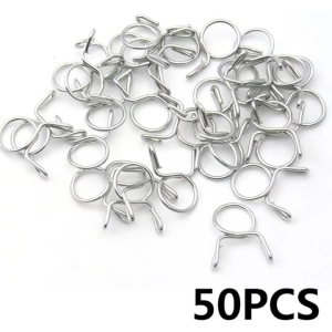 Steel Wire Material Pipe Clip 50 Pcs Pipe Clamp Water Pipe Clamp Galvanized Exclusive