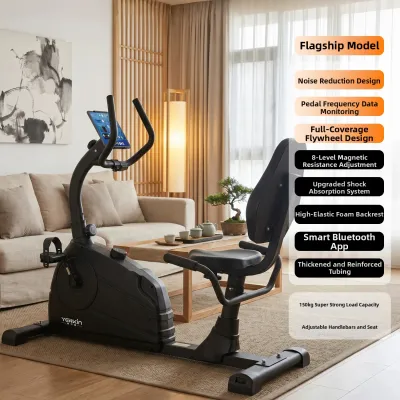 YINGERJIAN | Magnetic Control Recumbent Bike For Elderly Rehabilitation