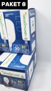 Paket Hemat 8PCS Lampu LED 30 Watt Takasimurah