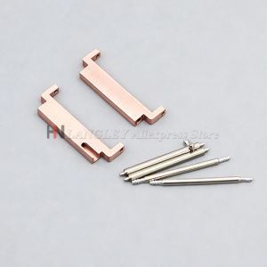 1Pair Strap Metal Adapter 18mm To 20/22mm20mm To 18/20/22mm22mm To 18/20/22mm Quick Release Pin Connectors WatchBand Accessory