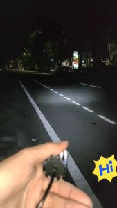 Lampu Tembak Sorot Laser Gun LED D2 Oval Mobil Motor Sorot 20Watt