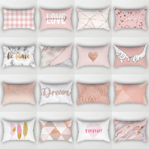 Gối Ôm Phong Cách Instagram Phong Cách Giản Dị Màu Hồng Bán Chạy Bắc Âu Gối Tựa Lưng Trang Trí Phòng Khách Văn Phòng Quà Tặng