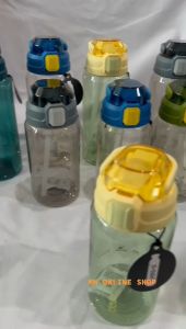 (NEW ARRRIVAL) BOSS Tritan Bottle With Straw & Handle BOSS 550ML / 750ML / 1000ML