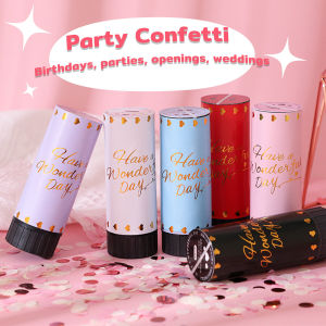 Digeo Colored Twisting Wedding Party Poppers/Confetti Party Supplies Hand-held Small Salute
