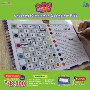 Buku Coding For Kids - Asah Kecerdasan Si Kecil Dengan Buku Ini