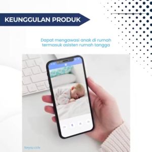 CCTV Antena 3 1080HD Wifi Kamera Smart Net Wifi IPCAM V380 Antena Wireless 13 MP Night Vision Camera CCTV Pengawasan HP Bisa Berputar Bisa Di Zoom Bisa Mendengar dan Bersuara - 98 STORE