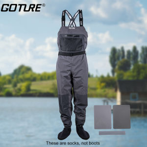 Goture | Goture Fishing Chest Waders Breathable Stocking Foot Wader Lightweight Convertible Hunting Wading Pants Kit for Men and Women