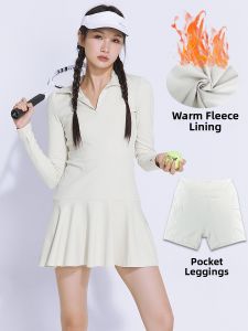 CJLINDF | Thermal Tennis & Golf Dress With Panties