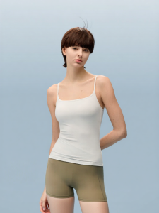 Bananain | Padded Base Layer Tank Top White 2026