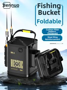 BENNUO | Durable Foldable Fishing Bucket Rod Holder
