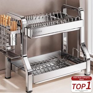 DANBIYIN | 304 Stainless Steel Kitchen Storage Rack