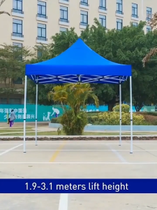 Retractable Tent Foldable Car Tent Folding Canopy Tent 2x2/3x3/3x4.5M Heavy Duty Waterproof Outdoor Camping Sun Shelter Steel Frame 2000D