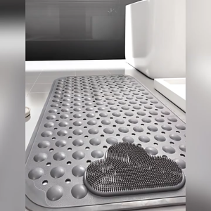 *SG SELLER* Anti-Slip Shower Bath Mat with Strong Suction Cups|40x70cm Shower mat|Bathtub Non Slip PVC bath mat