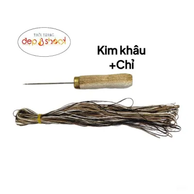 kim khâu đế giày dép giày đá bóng giày da chỉ đa màu ai cũng làm được tại nhà giúp tiết kiệm