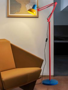 Full Spectrum Eye Protection Floor Lamp Memphis Long Arm Ambience Light Creative Stylish Living Room Study Reading Work Light