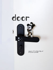 Vỏ Bảo Vệ Tay Nắm Cửa Bằng Silicon Dày Chống Va Đập Cho Cửa Sổ Và Cửa Đơn Giản Hiện Đại Phong Cách Trung Quốc Đại Lục