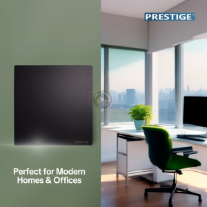[SIRIM] PRESTIGE SENSE Switches & Socket TYPE-C USB Suis Soket Multi Wall Socket Switch 插座 Ultra Small Black Switch