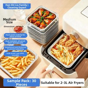 HANSHILIUJIA | Air Fryer Oven Baking Paper Pan Square