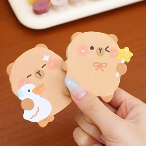 Sticky Notes Cute Adhesive Notepad Memo Birthday Goodie Bag Stationery Kids Goodie Bag Gifts Children Day Gift
