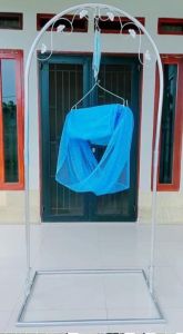 tiang ayunan bayi tanpa roda + per set