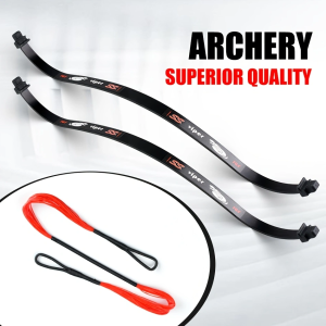 60/70 Lbs Manganese Steel Weighing Bow Piece Ply 24s 16.73 Inch Bowstring Outdoor Hunting Shooting Supplies Accessory Kit