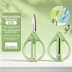 deli | Shrink Rust-Proof Sharp Safety Portable Multi-purpose Scissors