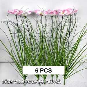 6 Chiếc Hoa Giả Phong Cách Bắc Âu Mô Phỏng Hoa Hát Ngoài Trời Mềm Mại Trang Trí Nhà Cửa Thích Hợp Cho Nhiều Dịp Khác Nhau