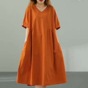 Moxueer | Large Size Summer Dresses Loose Stylish Slim Fit