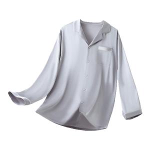 Bộ đồ ngủ MiiOW cho nam vải lụa băng thoáng khí dài tay