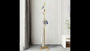 Bedroom Iron Coat Rack Floor Metal Hanging Clothes Rack Drying Rack Hanger Indoor Storage Rack Organizer