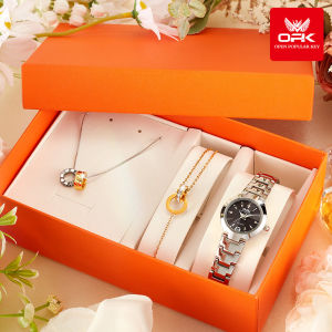 OPK Watch For Women Waterproof Original Set Korean Style Elegant Luxury Luminous Calendar Gift For Girlfriend Women Casual Watches