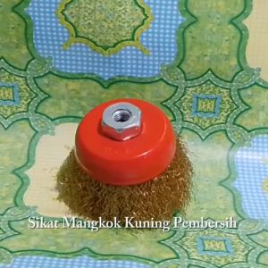Sikat Mangkok Kuning: Pembersih Karat & Kerak