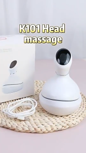 Máy massage đầu K-103Pro lược gội đầu mát xa đa năng kích thích mọc tóc 7 cấp độ nhào nặn bóp rung
