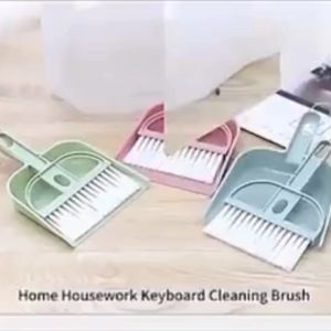 Sapu Pembersih Mobil Keyboard Kecil Multifungsi / Pengki Sapu Set Mini Serbaguna / Sapu Debu Alat Serok