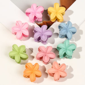 10 ชิ้นไข่ขนาดเล็กดอกไม้ผม Claw Crab Matte คลิปผมผู้หญิงแฟชั่น Hairpin Barrettes หวานอุปกรณ์เสริมผม Headwear ทรงผม