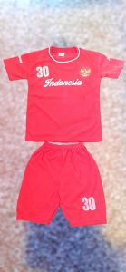 stelan baju bola anak ukuran 1 -13 tahun gratis sablon nama