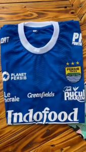 Jersey Persib home terbaru baju bola persib terbaru motif sublim print