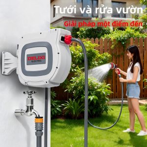 DELIXI | Cuộn Dây Nước Tự Cuốn