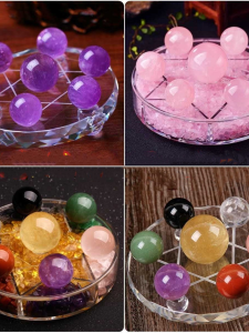 Natural Crystal Seven Star Array Ornament Modern Simple Style Living Room Decorative Accessories Home Decoration Living Room