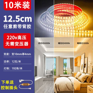 High Pressure 220V Three Color Changeable LED Light Strip Super Bright Outdoor Waterproof Self Adhesive Color Changing Light Strip for Ceiling
