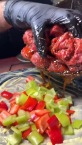 TERMURAH NITRIL HITAM /sarung tangan karet / latek latex disposable nitrile gloves