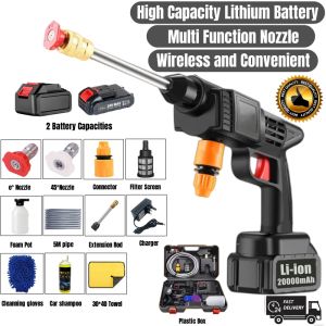 High Pressure Water Jet Gun Portable Cordless Wash Spray Gun car washing Machine & Garden Watering Machine Mesin Cuci Kereta
