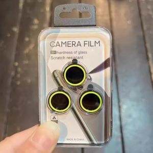 2-3Pcs Candy Camera Protection for iPhone 15 14 Plus 13 12 11 Pro Lens Tempered Glass On iPhone 14 Pro Max  Ring Protector Film