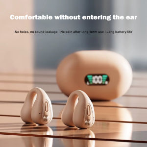 Wireless Open Ear Sport HeadphonesClip On Wireless BT Earbuds for Android iPhoneAir Conduction Headphones for CyclingRunning