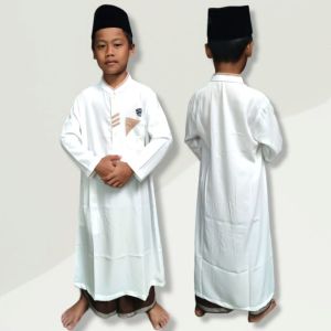JUBAH ANAK LAKI-LAKI / BAJU MUSLIM KOKO GAMIS ANAK LAKI-LAKI ARAB/ JUBAH KUALITAS EKLUSIF MURAH DAN TERBARU UNTUK USIA SD-SMP /
