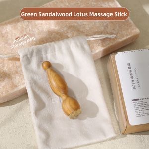 Brainbow | Facial Massage Lifting Acupoint Gua Sha Green Sandalwood Sheep Horn Brow Massager