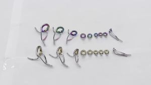 5 Bộ TN18-1 Thép Không Gỉ Gốm Sứ Cần Câu Cá Hướng Dẫn Vòng Bộ Dụng Cụ Sửa Chữa Kích Thước Hỗn Hợp Đúc Ánh Sáng Phụ Kiện