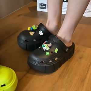 LHMoonlight เสริมความสวยหัวโต รองเท้าผู้หญิง ส้นหนา พื้นยาง กันลื่น นุ่มสบาย เดินคล่องตัว แถมสติ๊กเกอร์น่ารัก ราคาถูกต้อง ให้คุณสมบูรณ์ตอนนี้ 🔥