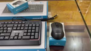 Bàn phím máy tính kèm chuột có dây MAKTO AK-320 M1 - Fullsize cao cấp chống thấm độ nhạy cao dành cho PC Laptop - BH 1 Năm 1 đổi 1 trong 7 ngày
